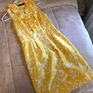 The Limited yellow floral dress